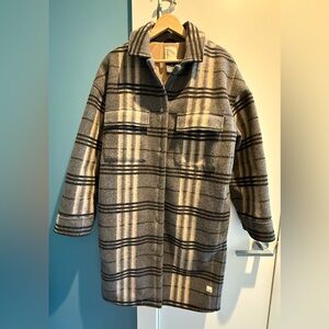 Soft and Cosy Multi-Plaid Ballard Coat
